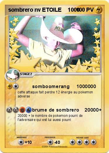 Pokemon sombrero nv ETOILE    1000