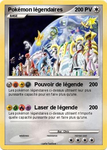 Pokemon Pokémon légendaires