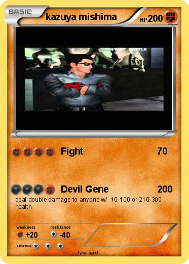 Pokemon kazuya mishima