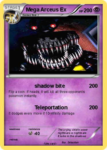 Pokemon Mega Arceus Ex
