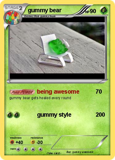 Pokemon gummy bear