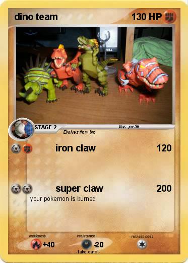 Pokemon dino team