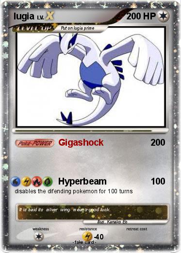 Pokemon lugia
