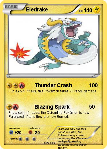 Pokemon Eledrake