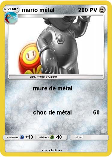 Pokemon mario métal