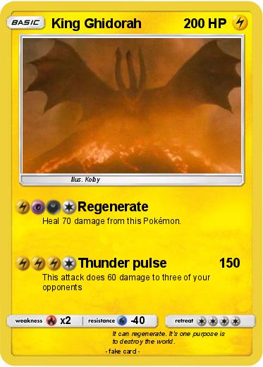 Pokemon King Ghidorah