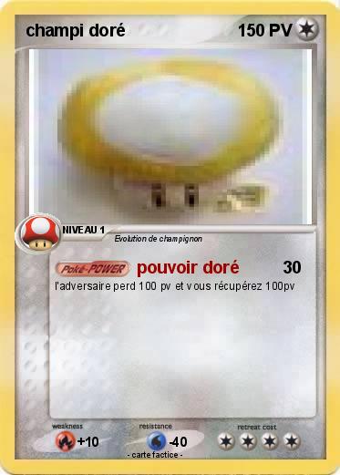 Pokemon champi doré