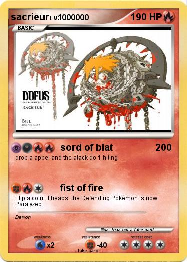 Pokemon sacrieur