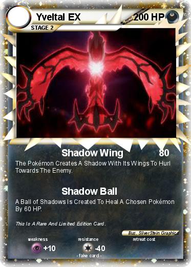 Pokemon Yveltal EX