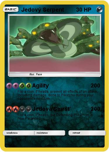 Pokemon Jedový Serpent