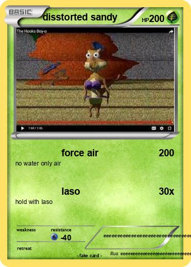 Pokemon disstorted sandy