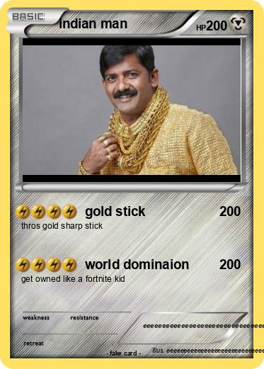 Pokemon indian man