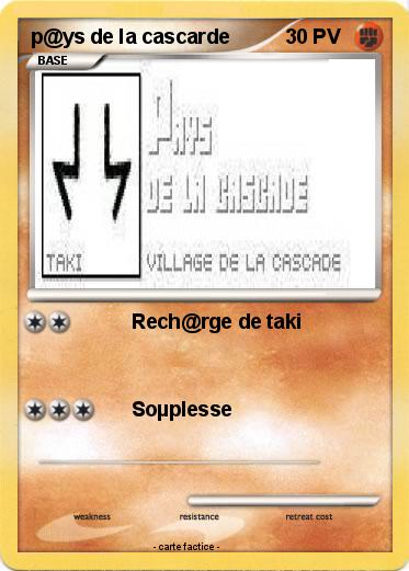 Pokemon p@ys de la cascarde