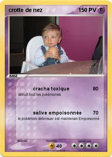 Pokemon crotte de nez
