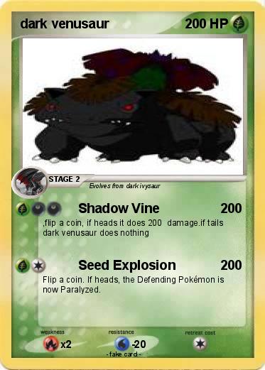 Pokemon dark venusaur