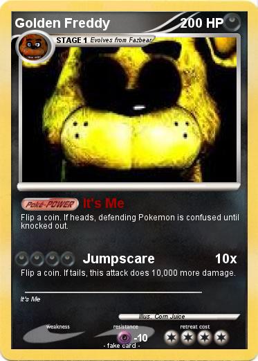 Pokemon Golden Freddy