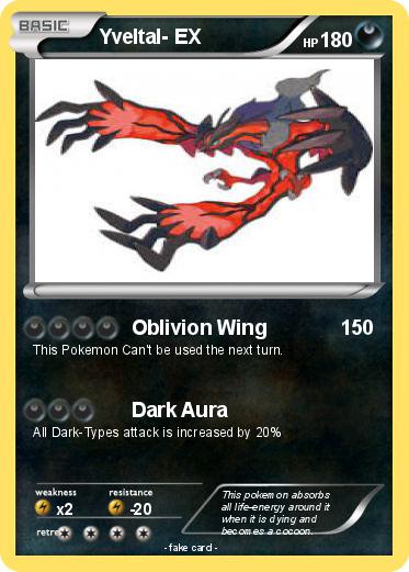 Pokemon Yveltal- EX