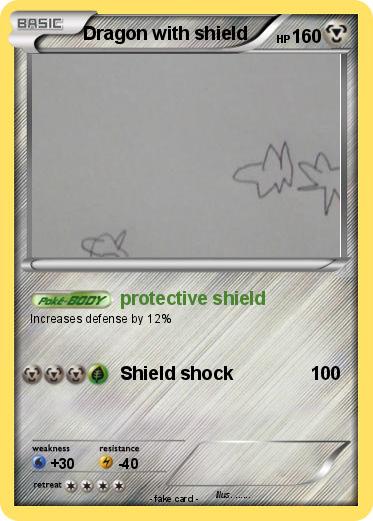 Pokemon Dragon with shield