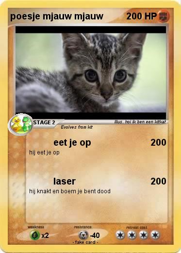 Pokemon poesje mjauw mjauw