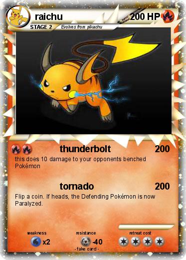 Pokemon raichu