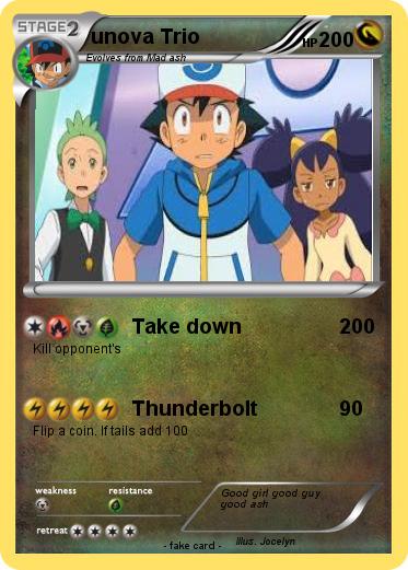 Pokemon unova Trio