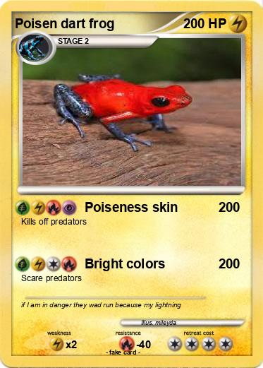 Pokemon Poisen dart frog