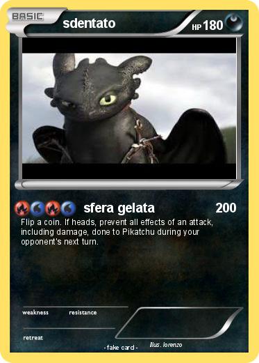 Pokemon sdentato