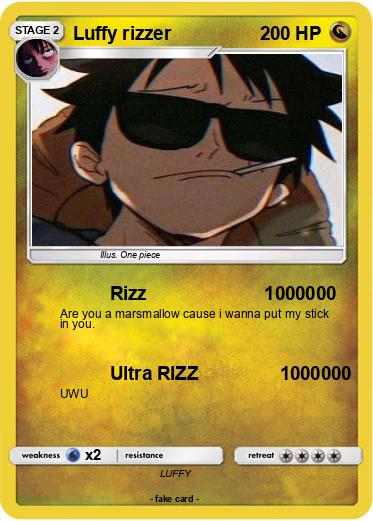 Pokemon Luffy rizzer