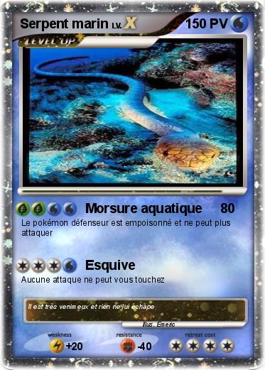 Pokemon Serpent marin