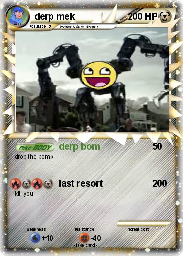 Pokemon derp mek