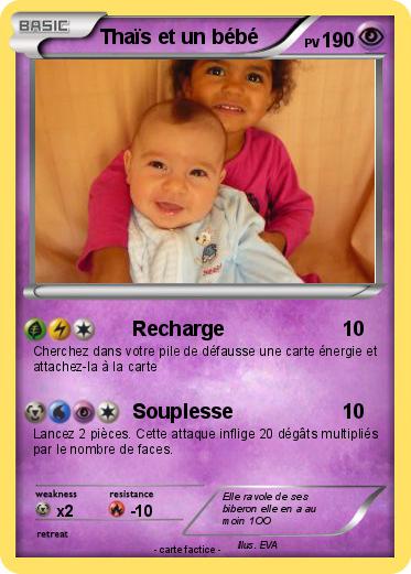 Pokemon Thaïs et un bébé