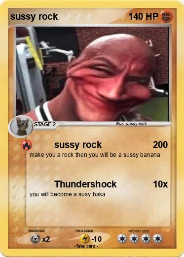 Pokemon sussy rock