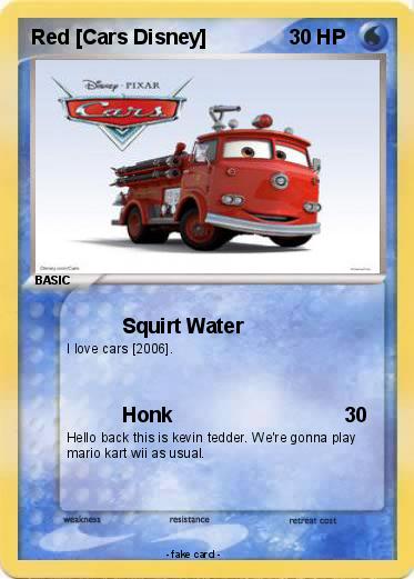 Pokemon Red [Cars Disney]