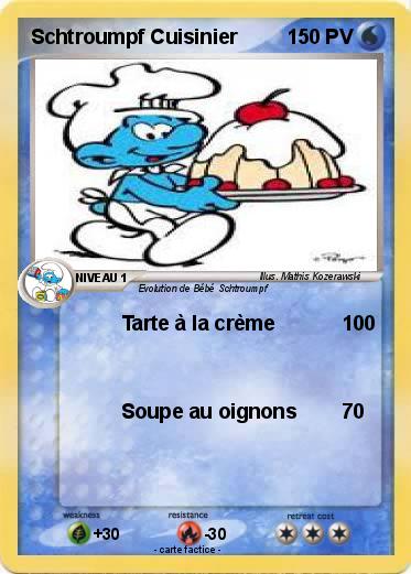 Pokemon Schtroumpf Cuisinier