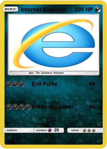 Pokemon Internet Explorer