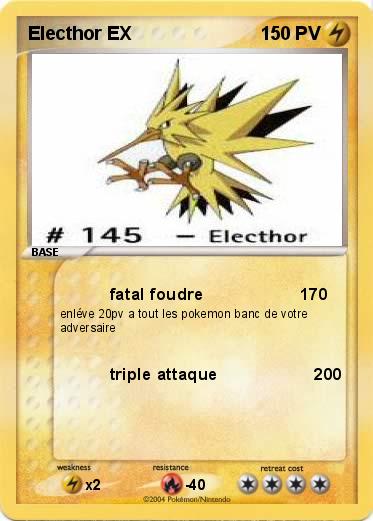 Pokemon Electhor EX