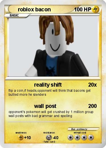 Pokemon roblox bacon