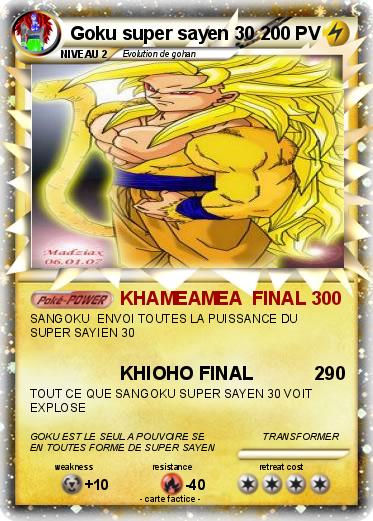 Pokemon Goku super sayen 30