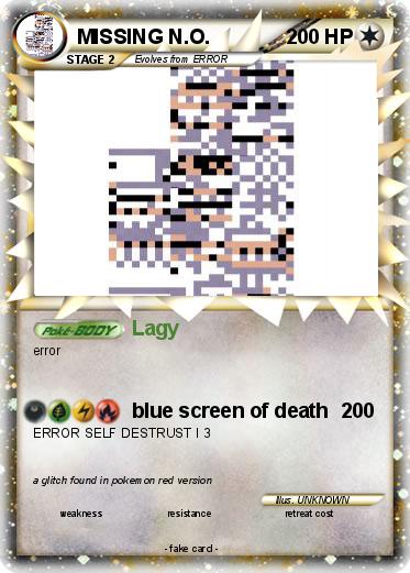 Pokemon MISSING N.O.