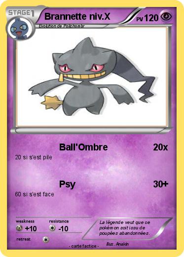Pokemon Brannette niv.X