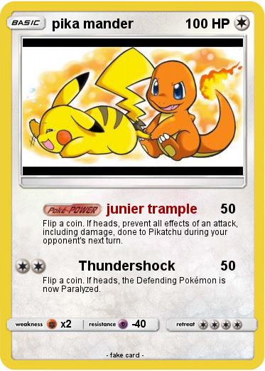 Pokemon pika mander