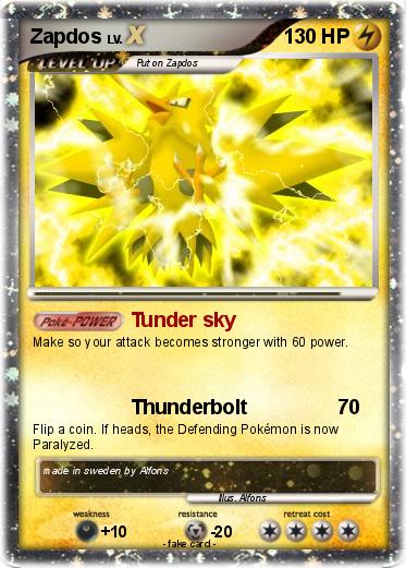Pokemon Zapdos