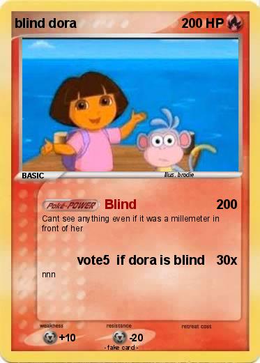 Pokemon blind dora