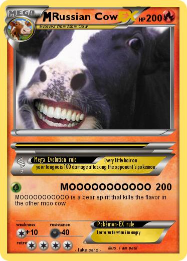 Pokemon Russian Cow
