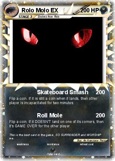 Pokemon Rolo Molo EX