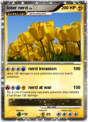 Pokemon loser nerd