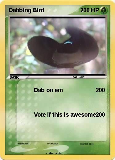 Pokemon Dabbing Bird