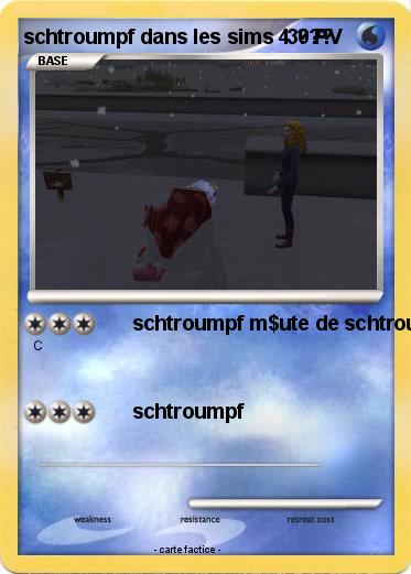 Pokemon schtroumpf dans les sims 4 ???