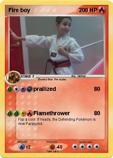 Pokemon Fire boy