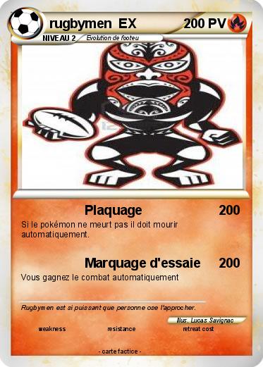 Pokemon rugbymen  EX